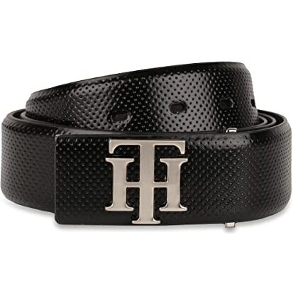Tommy Hilfiger Yangy Leather Casual Belt For Men - L 1M, Black