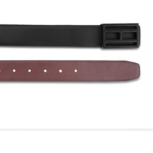 Tommy Hilfiger Men's Leather Belt (Th/Coltenrev0105Xl_Black/Wine_Xl)