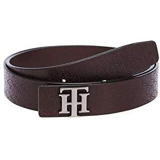 Tommy Hilfiger Fisher Leather Casual Belt For Men - L - 1M, Brown