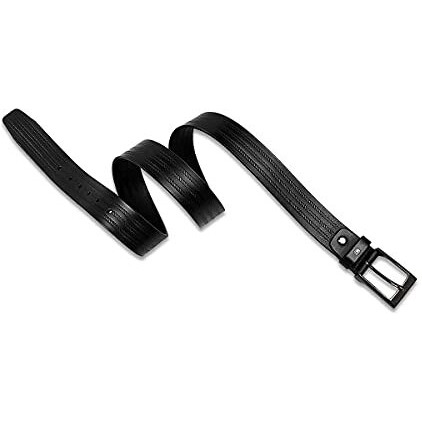 Tommy Hilfiger Caiman Leather Casual Belt For Men - L - 1M, Black