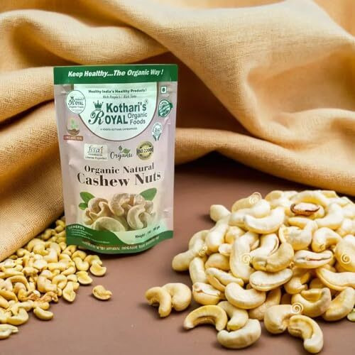 Kothari's Royal Organic Cashew Nut (200Gm)