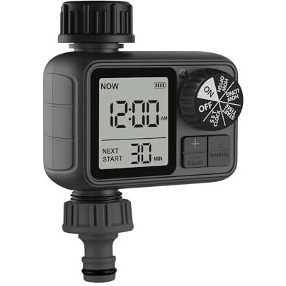 Xpr3Ss Garden Automatic Irrigation Water Timer System Controller Drip Irrigation Water Timer Digital Fully Automatic Programmable Dripper Dial Button Operation Timer