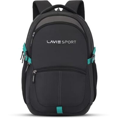 Lavie Sport 48Cm Titan 29 Litres Casual Backpack With Laptop Sleeve For Men & Women | Rain Cover Backpack For Boys & Girls