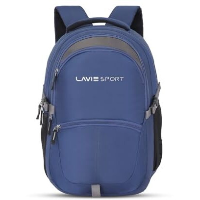 Lavie Sport 48Cm Titan 29 Litres Casual Backpack With Laptop Sleeve For Men & Women | Rain Cover Backpack For Boys & Girls