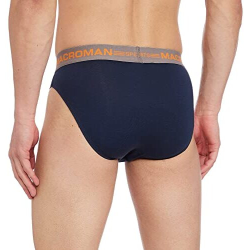 Macroman M-Series Men's Cotton Brief (8903978011882_Msp001_Large_Navy)