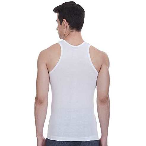 Rupa Jon Men's Scented 3P Wht Vest Plain (Pack Of 3) (Rjnjnvsnrn3P02085_White_85 Cm)