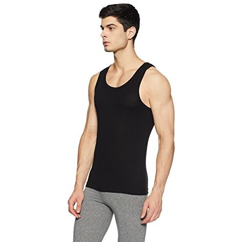 Macroman M-Series Elexus - Ribbed Strech Classic Vest For Men|100%Cotton|Pack Of 1