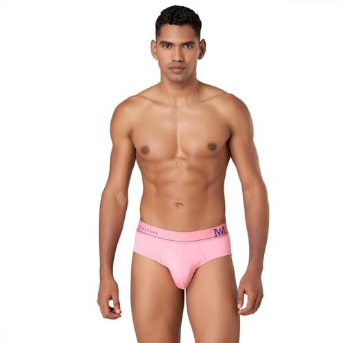 Macroman M-Series Mw Signature Collection By Rohit Bal Premium Cotton Polyester Spandex Mens Briefs Confette Large Mms8221