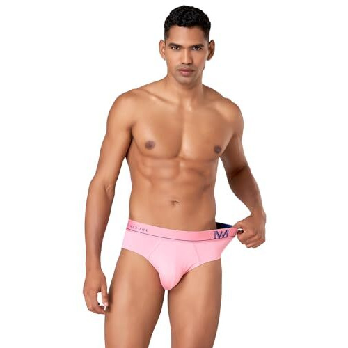 Macroman M-Series Mw Signature Collection By Rohit Bal Premium Cotton Polyester Spandex Mens Briefs Confette Large Mms8221