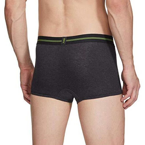 Euro Men's Pure Cotton Micra Mini Trunk 3Pc Solid (Pack Of 3) (Reueuvmict3P00090_Multiple_L)