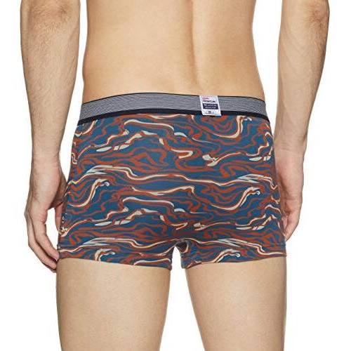 Rupa Men's Cotton Printed Trunks (Color & Print May Vary) (Pack Of 2) (Frontline Miniprinted Assorted_100 Cm)