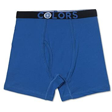Rupa Frontline Colors Kid's Front Open Long Trunks 113 | Soft-Touch Cotton Stretch | Snug Fit | Breathable Fabric | Pack Of 2