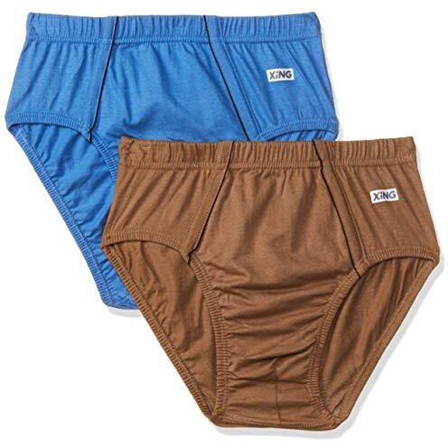 Rupa Frontline Men's Cotton Brief (Xing Brief-2Pcs.Pack-Assorted-95/X-Large)