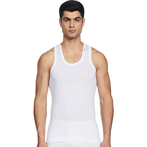 Rupa Frontline Men's Pack Of 3 Standard Solid (Fl Vest Wht_White_090)