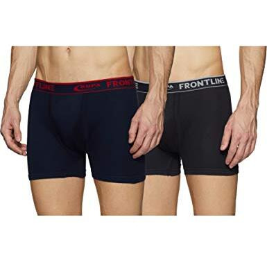 Rupa Frontline Men's Pure Cotton Classic Regular Solid Drawer (Pack Of 2) (Fl Dcif-Nv/Gr_Po2_85_Navy, Grey_085)
