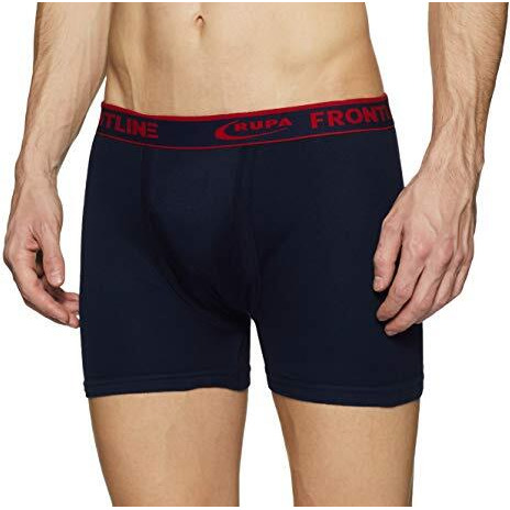 Rupa Frontline Men's Pure Cotton Classic Regular Solid Drawer (Pack Of 2) (Fl Dcif-Nv/Gr_Po2_85_Navy, Grey_085)