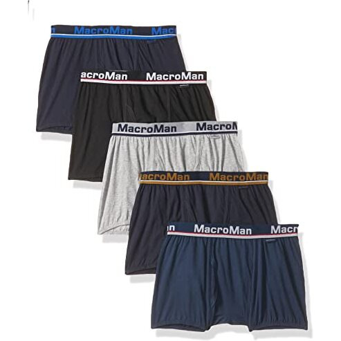 Macroman Solid Mini Trunk For Men | 100% Cotton | Outer Elastic | Pack Of 5