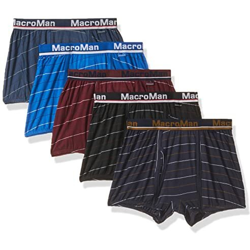 Macroman Men's Solid Trunks (Pack Of 5) (Rvbmmrtstdp511 And Print May Vary_90 Cm)