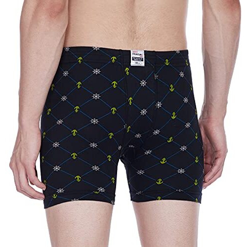 Rupa Men Hunk Long Prnt. (I.E) Drw 3P Trunks (Color & Print May Vary) (Pack Of 3), Assorted, L