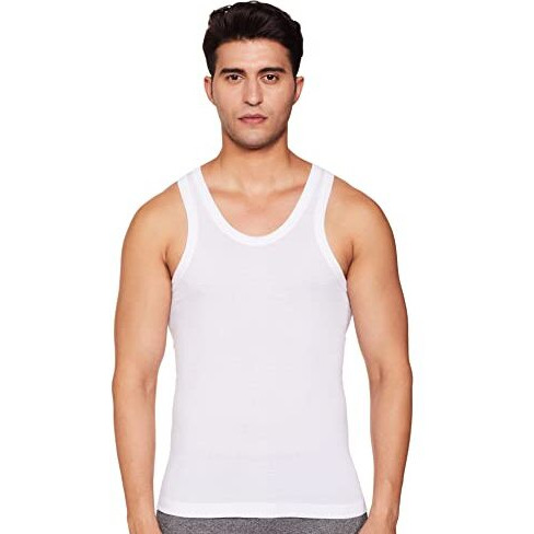 Rupa Frontline Sleeveless Vest For Men, 100% Cotton Material, Round Neck, Regular Fit, Pack Of 3