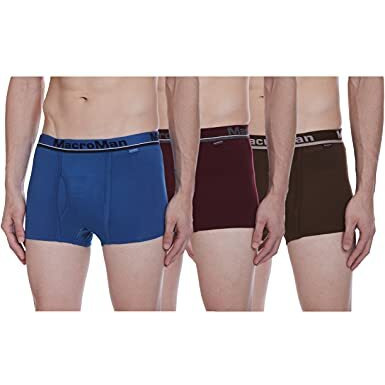 Macroman Men's Briefs Solid Trunks (Pack Of 3) (Rvbmdrclr3Px00090 And Print May Vary_L)