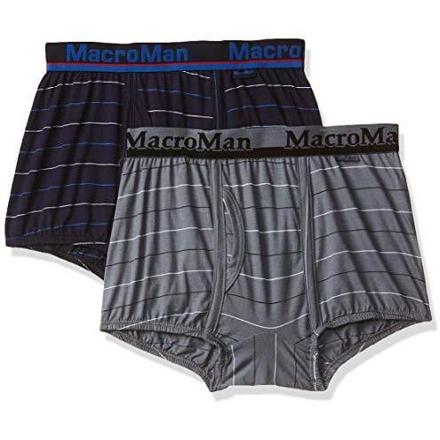 Macroman Men's Solid Trunks (Pack Of 2) (Rvbmmdrstr2P11110_Multicolor_4Xl)