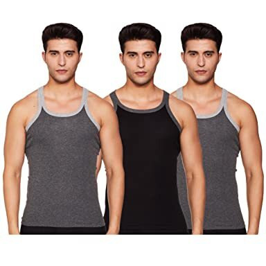 Rupa Men's Solid Regular Vest (Pack Of 3) (Rjnjnogv5C3P00095_Multiple Xl)