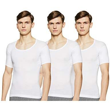 Rupa Jon Men's Regular Solid Vest (Pack Of 3) (Rjnjnvrsfd3P02085_White_M)