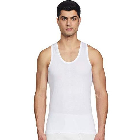 Rupa Jon Men's Cotton Vest (Pack Of 3) (8903978687360_Jn Vest Rn_90_White/Large)