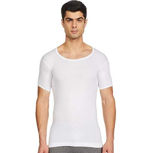 Rupa Jon Half Sleeves Vest For Men, 100% Cotton Material, Round Neck, Pack Of 3