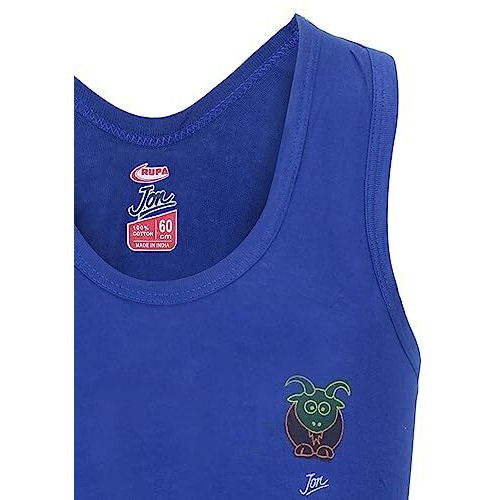 Rupa Jon Boys' Cotton Vest (Pack Of 5)(Jn Colour Rn._Assorted_75)