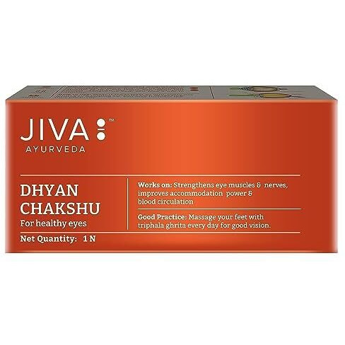 Jiva Dhyan Chakshu - (Pack Of 1) | Pin Hole Glasses Helps In Natural Vision Care, Eye Care Product Soothes Irritation & Redness Help Eye Exercise Improver Glasses Eyesight
