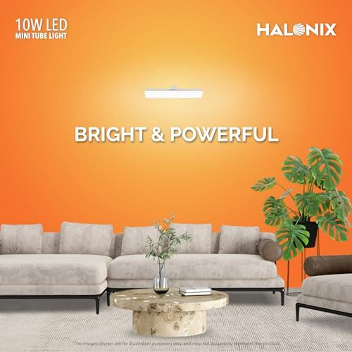 Halonix 10 Watts B22D Led Bulb Tube Light Cool White, Pack Of 1, T-Bulb