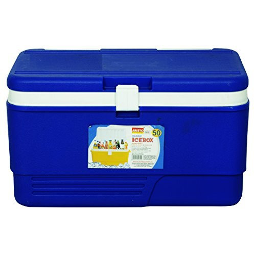 Aristo Multipurpose Insulated Plastic Chiller Ice Box, 50 Ltrs, Blue