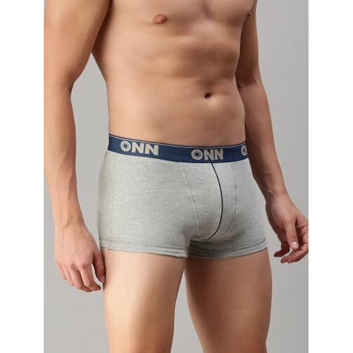 Onn Men's Cotton Boxers (Pack Of 2) (Colors May Vary) (8904209863935 253_Assorted_Large(90-95)_2Pc)