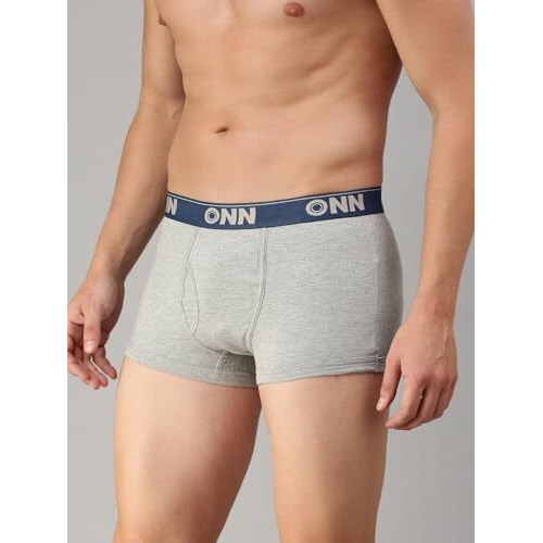 Onn Men's Cotton Boxers (Pack Of 3) (Colors May Vary) (8904209868657 254_Assorted_Medium(80-85)_3Pc)