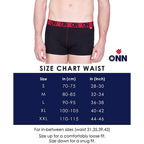 Onn Men's Cotton Boxers (Pack Of 4) (Colors May Vary) (8904209869388 253_Assorted_L_4Pc)