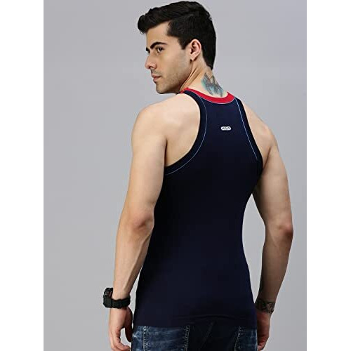Lux Cozi Men's Cotton Vest (Pack Of 4) (8904209872081_Cozi_Xylo_666_Col_85 Prints May Vary)