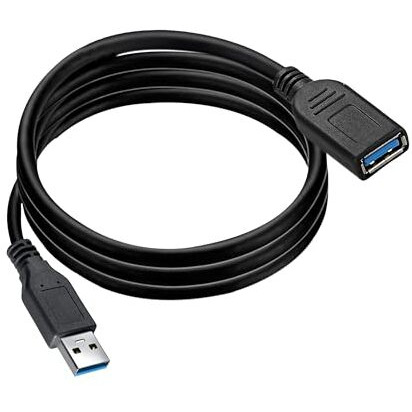 Storite Usb 3.0 Male A To Female A Extension Cable Superspeed 5Gbps For Laptop/Pc/Mac/Printers (150Cm - 4.5 Foot - 1.5M), Black
