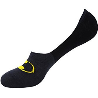 Justice League Men's Cotton Loafer Socks With Anti Slip Silicon - Superman, Batman, Flash - Pack Of 3- No Show/Invisible Socks