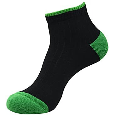 Balenzia MenS Cushioned High Ankle Sports Socks (Free Size) Made With 100% Combed Cotton & Spandex Pack Of 3 (Multi Colour)|Terry/Towel Ankle Socks For Men