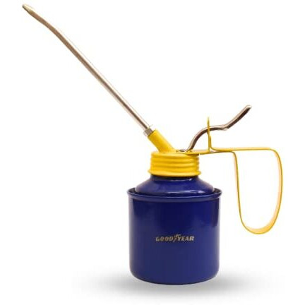 Goodyear Metal Oil Can (Blue And Yellow) (Gy-10375), 1/2 Pint