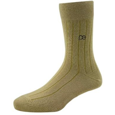 Peter England Mens Cotton Full Length Socks (Pack Of 3) Navy, Beige, Black