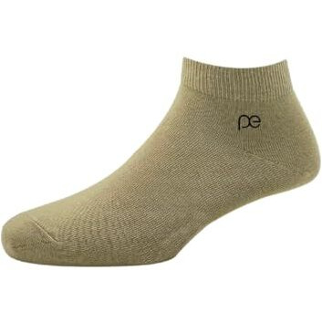 Peter England Men's Cotton Ankle Length Socks Beige, Brown And White Free Size (Pack Of 3)