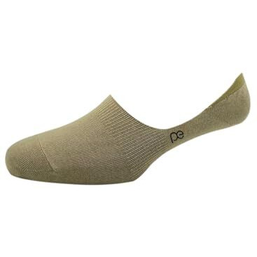 Peter England Mens Cotton No Show Socks (Pack Of 3) Beige, Navy, Black