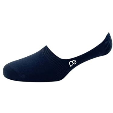 Peter England Mens Cotton No Show Socks (Pack Of 3) Beige, Navy, Black