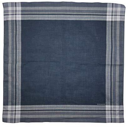 Peter England Men's Cotton Dark Handkerchief With Brand Logo (Pack Of 3)