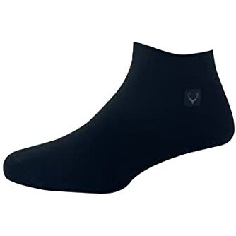 Allen Solly Men's Cotton Ankle Length Socks (Pack Of 3) - Black, Dark Grey, Navy