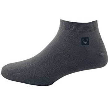 Allen Solly Men's Cotton Ankle Length Socks (Pack Of 3) - Black, Dark Grey, Navy