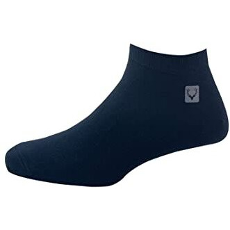Allen Solly Men's Cotton Ankle Length Socks (Pack Of 3) - Navy